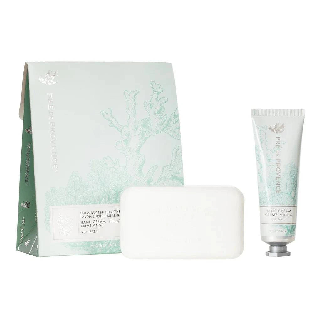 Pre De Provence Soap and Hand Cream Gift Set, Sea Salt