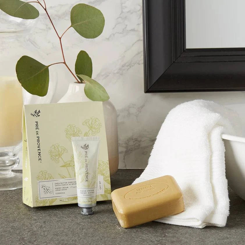 Pre De Provence Soap and Hand Cream Gift Set with Natural Fragrances and Moisturizing Care