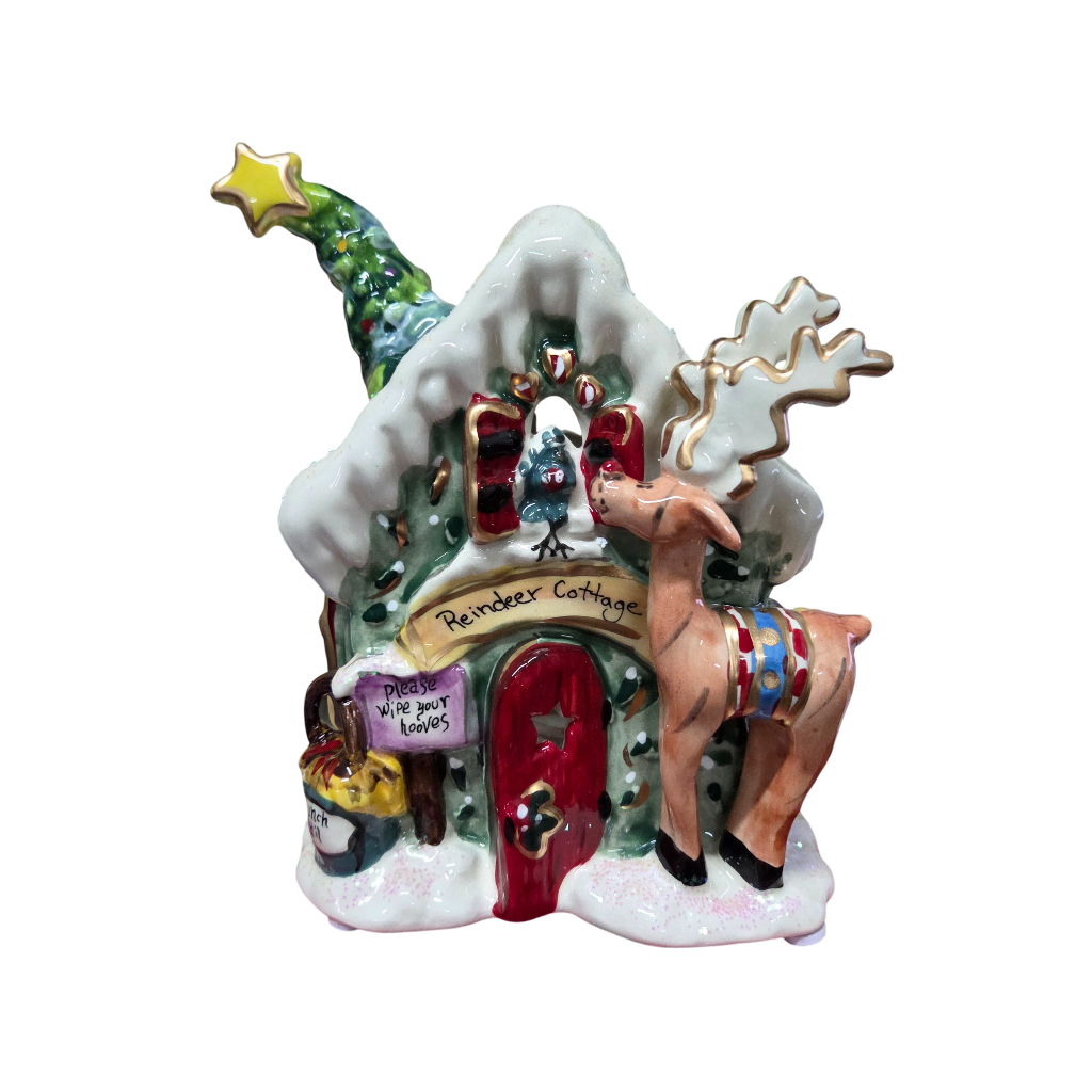 Reindeer Cottage Candle House
