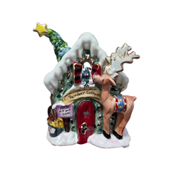 Reindeer Cottage Candle House