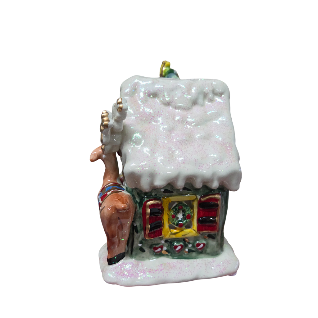 Reindeer Cottage Candle House