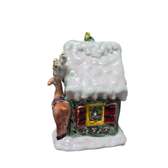 Reindeer Cottage Candle House