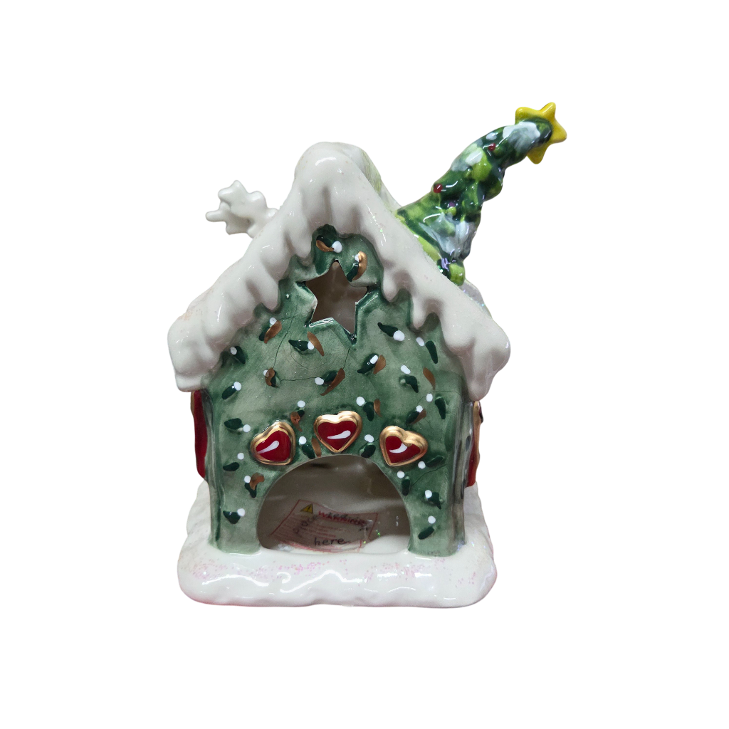 Reindeer Cottage Candle House
