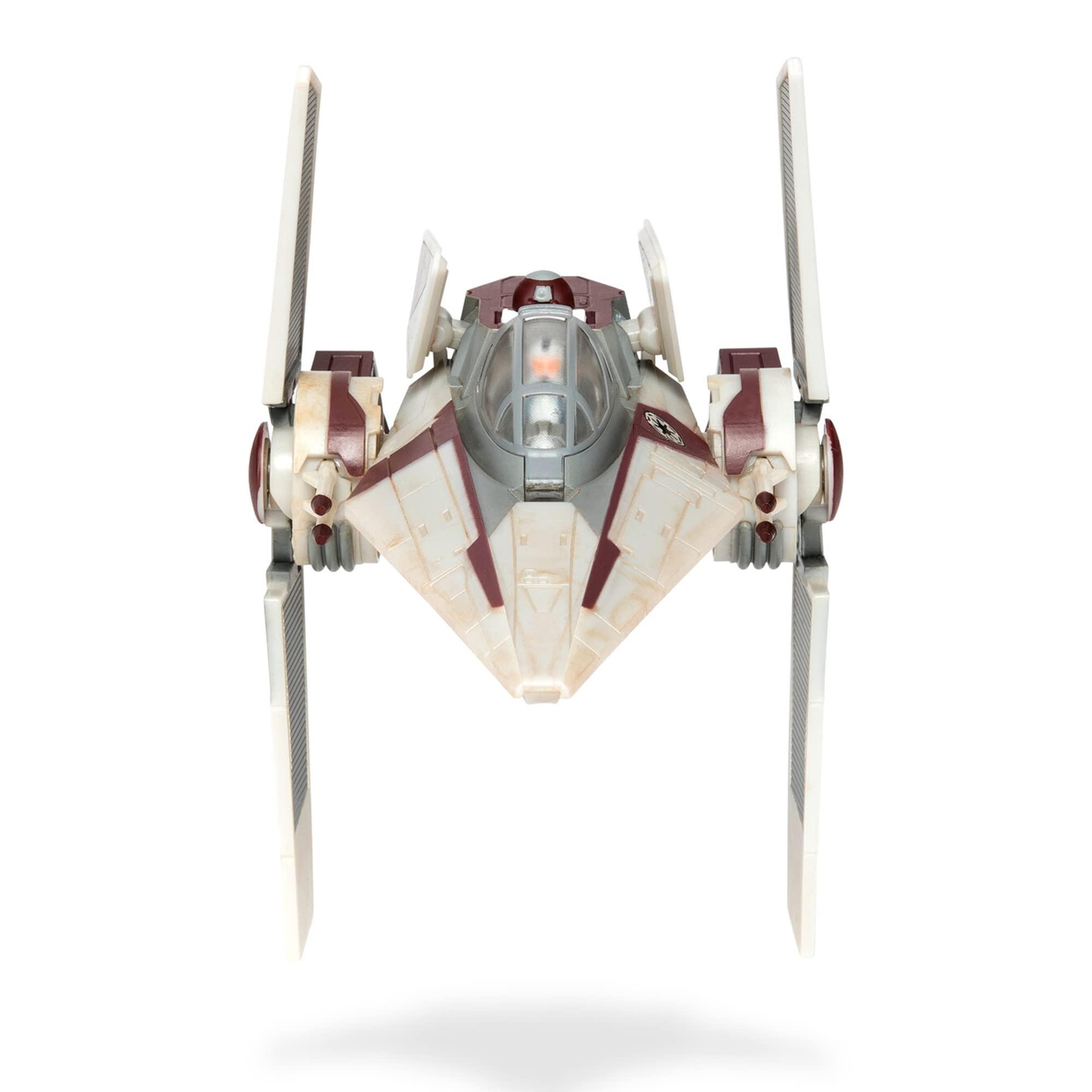 STAR WARS Micro Galaxy Squadron V-Wing Starfighter - 3-Inch Light Armor Class Vehicle with Two 1-Inch Micro Figure Accessories - Sammi's Attic
