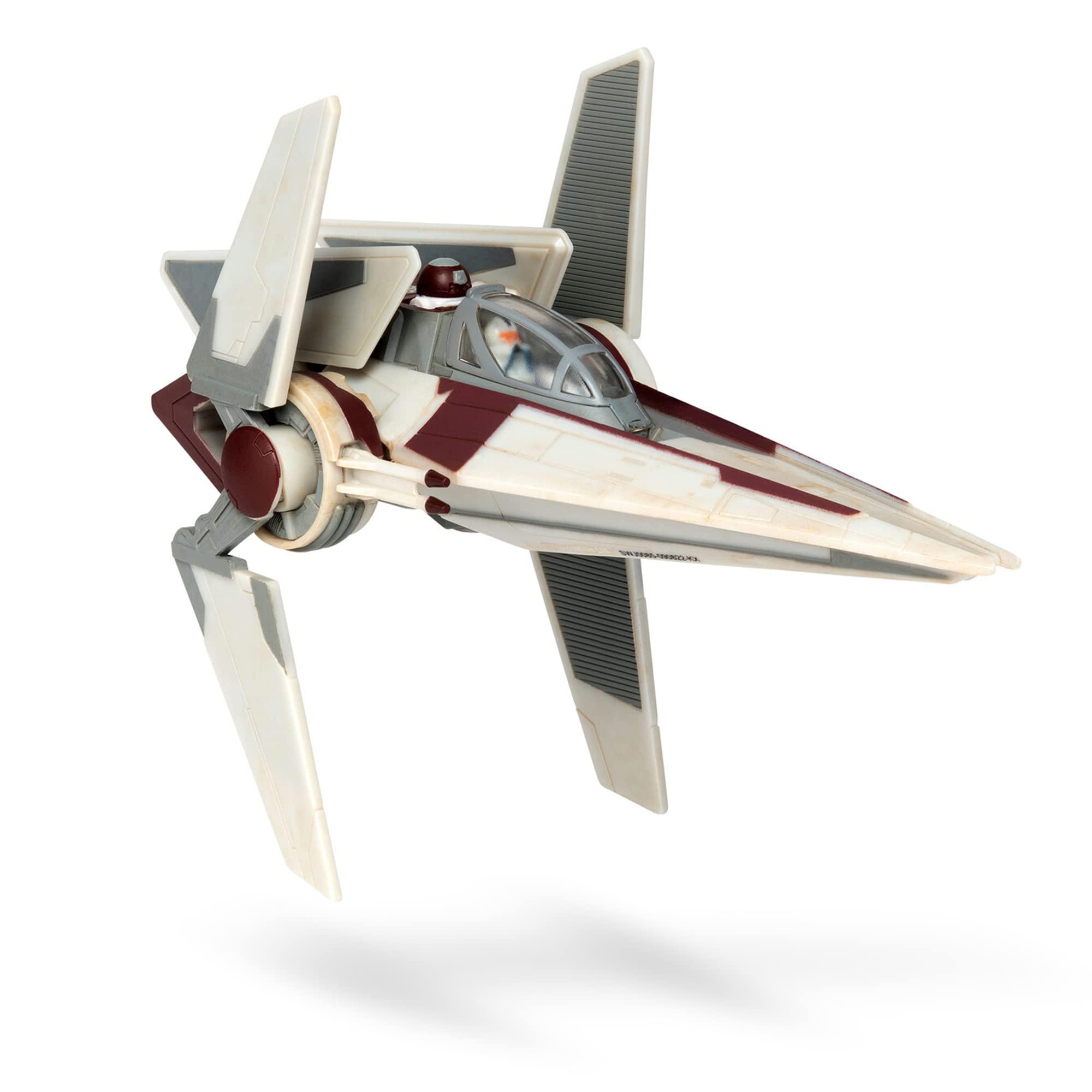 STAR WARS Micro Galaxy Squadron V-Wing Starfighter - 3-Inch Light Armor Class Vehicle with Two 1-Inch Micro Figure Accessories - Sammi's Attic