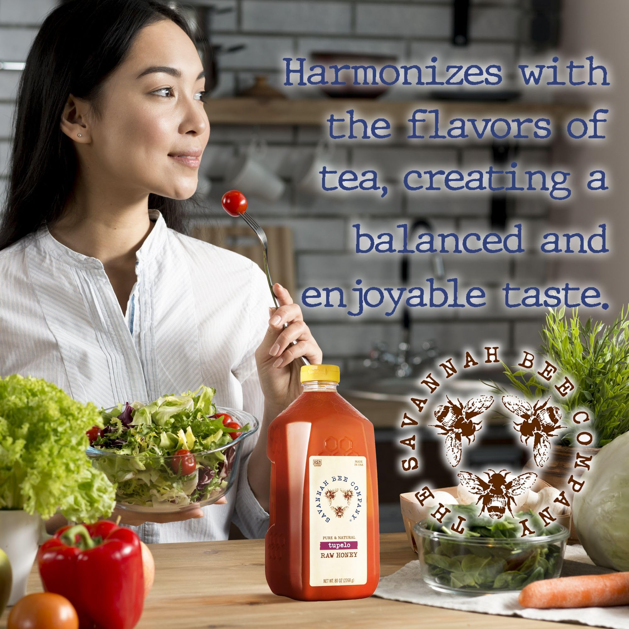 Savannah Bee Company Honey | Pure, Natural, Raw | Tupelo 80 oz