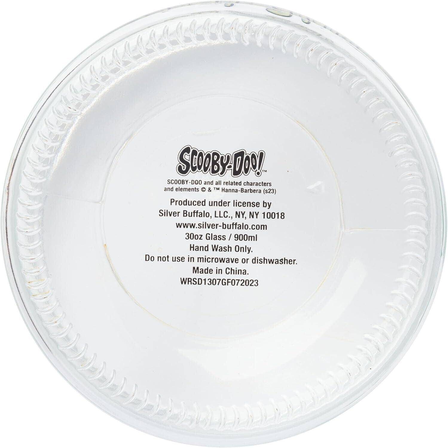 Scooby Doo Scooby Snacks Glass Cookie Snack Candy Jar with Lid 6"