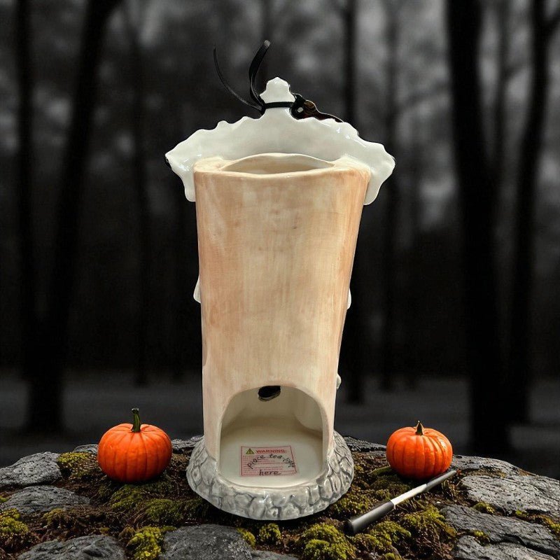 Skeleton Gate Keeper Tealight Candle House