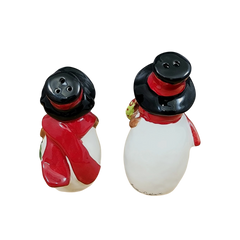 Snowman Salt and Pepper Shaker Set