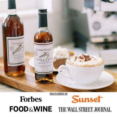 Sonoma Syrup Co Vanilla Bean Infused Syrup, 25.4 Fl Oz for Coffee, Cocktails, and Cooking - Sammi's Attic