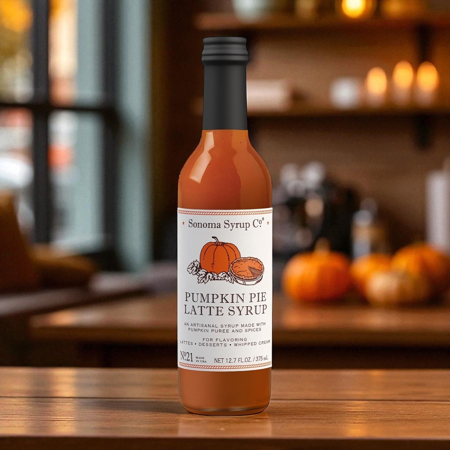 Sonoma Syrup Co. Pumpkin Pie Latte Syrup (12.7 oz)