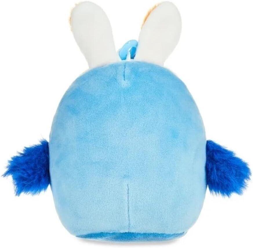 Squishmallows Bebe the Bluebird Bird Bag Clip Plush Spring Easter Bunny Ears 4" - Sammi's Attic