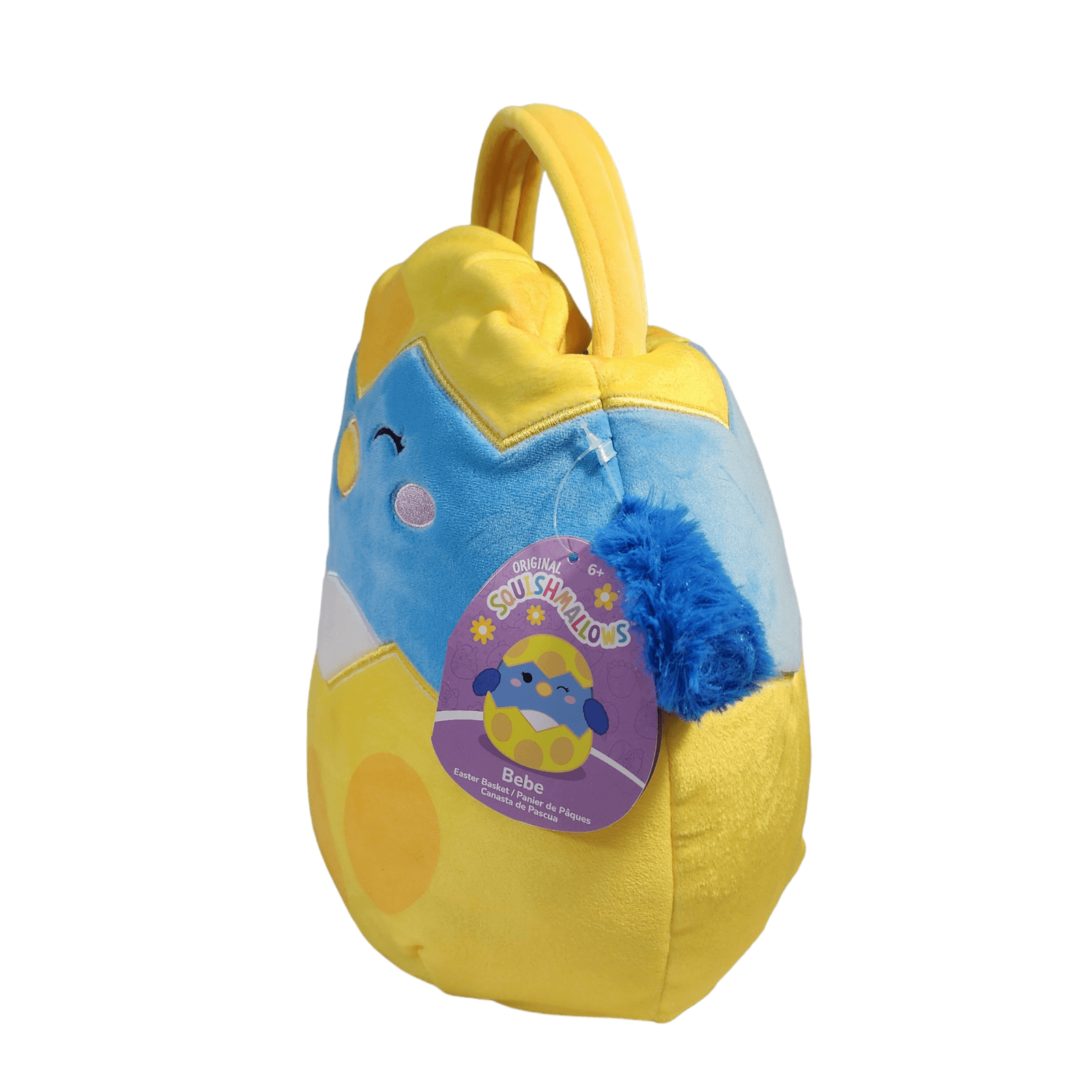 Squishmallows Bebe the Bluebird Easter Basket 10" Plush Treat Pail - Sammi's Attic