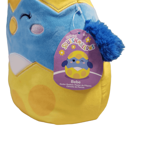 Squishmallows Bebe the Bluebird Easter Basket 10" Plush Treat Pail - Sammi's Attic