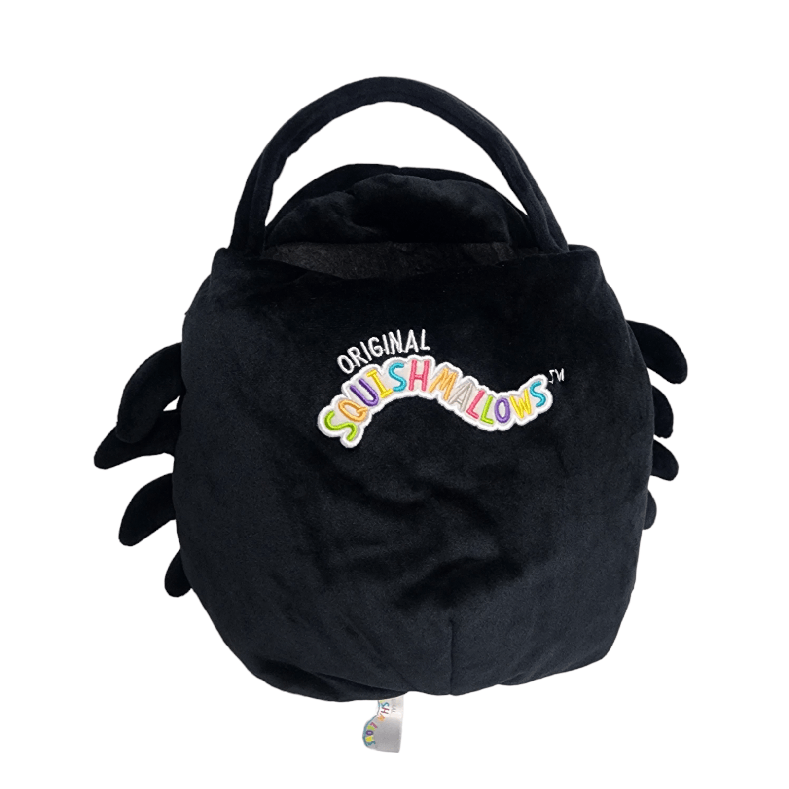 Squishmallows Bella Spider Candy Bag Black Treat Pail Bucket Basket - Sammi's Attic