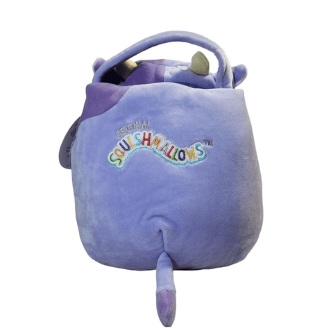 Squishmallows Bubba the Purple Cow 12-Inch Soft Huggable Plush Easter Basket - Sammi's Attic