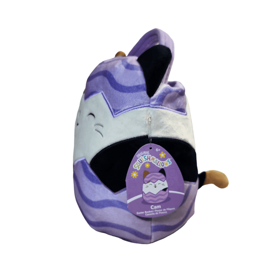 Squishmallows Cam the Cat 12-Inch Soft Huggable Plush Easter Basket - Sammi's Attic