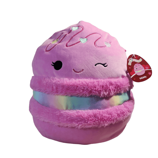 Squishmallows Middy the Macaron 14” Pink Plush Candy Heart Valentine's Day 2024 - Sammi's Attic