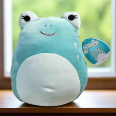 Squishmallows Novi The Frog Plush 12 in Teal Green