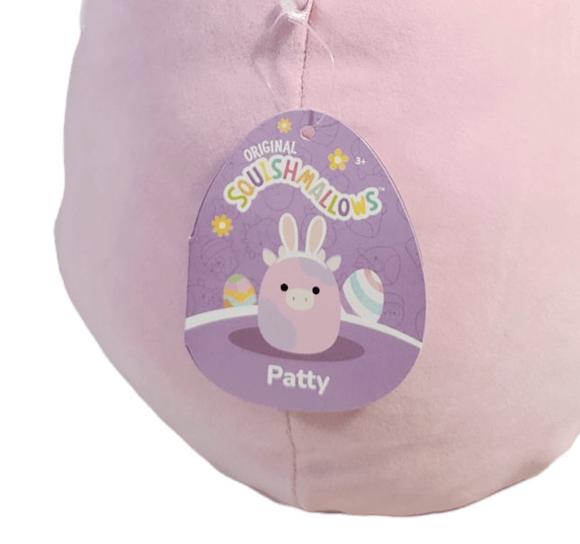 Squishmallows Patty the Cow 11" with Bunny Ears Easter Costume - Sammi's Attic