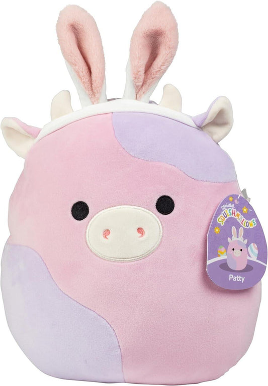 Squishmallows Patty the Cow 11" with Bunny Ears Easter Costume - Sammi's Attic