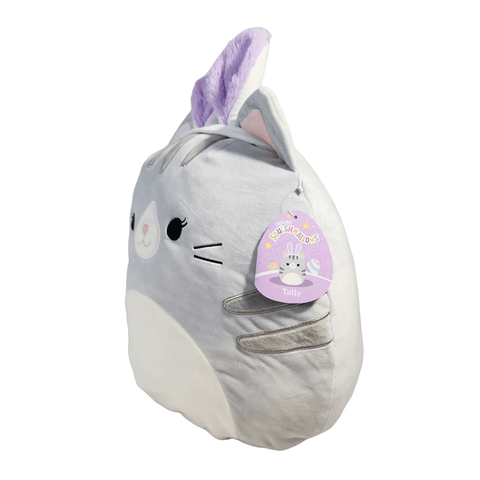 Squishmallows Tally the Tabby Cat 14" with Bunny Ears Easter Costume - Sammi's Attic