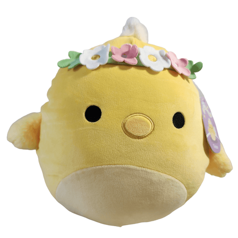 Squishmallows Triston Chicken Chick Flowers Headband 11" Easter Spring Plush - Sammi's Attic