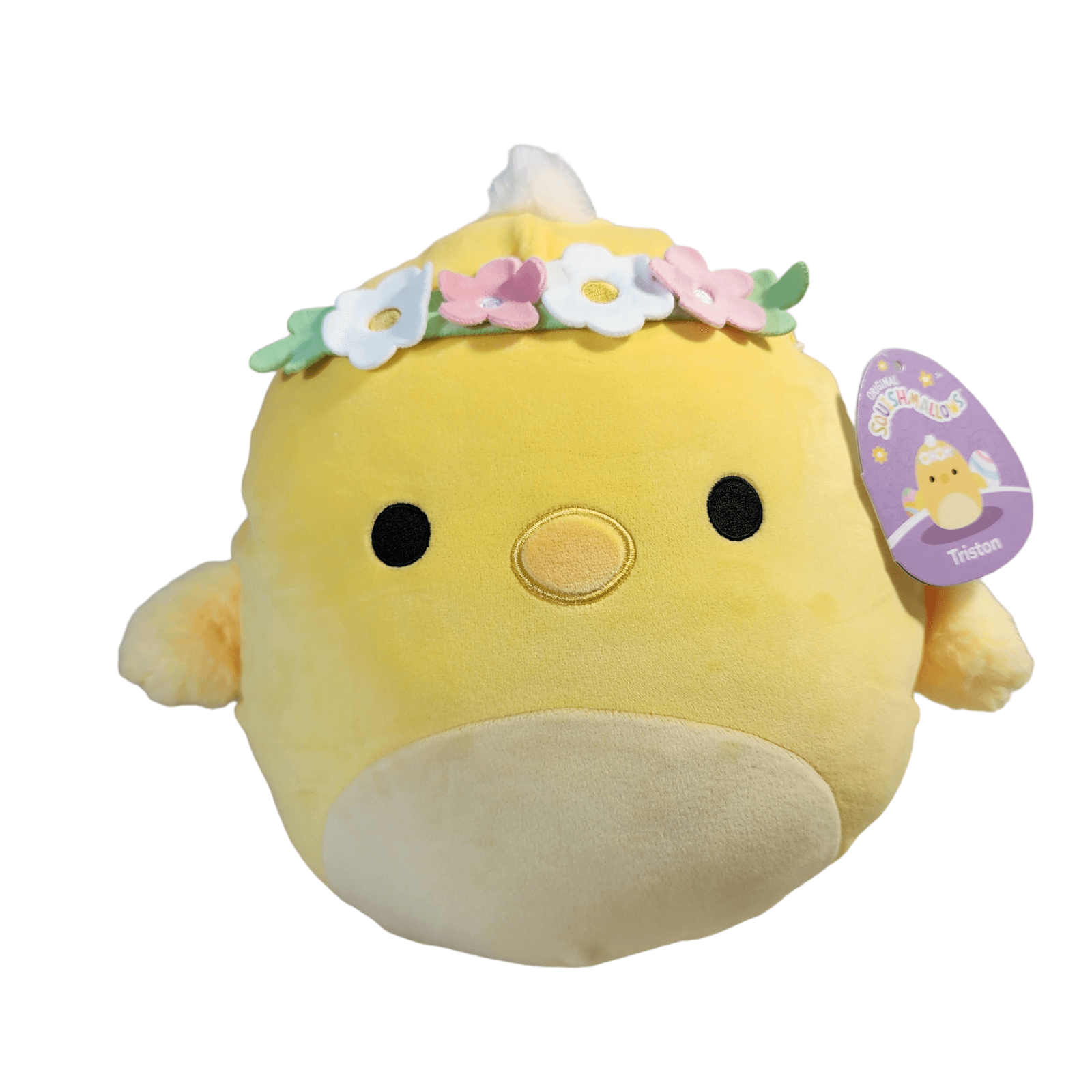 Squishmallows Triston Chicken Chick Flowers Headband 11" Easter Spring Plush - Sammi's Attic