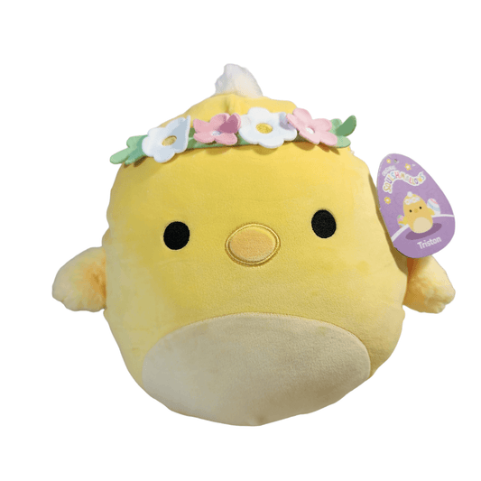 Squishmallows Triston Chicken Chick Flowers Headband 11" Easter Spring Plush - Sammi's Attic