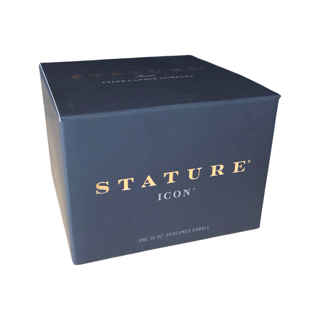 Stature Black Box Candle 16 oz | Icon