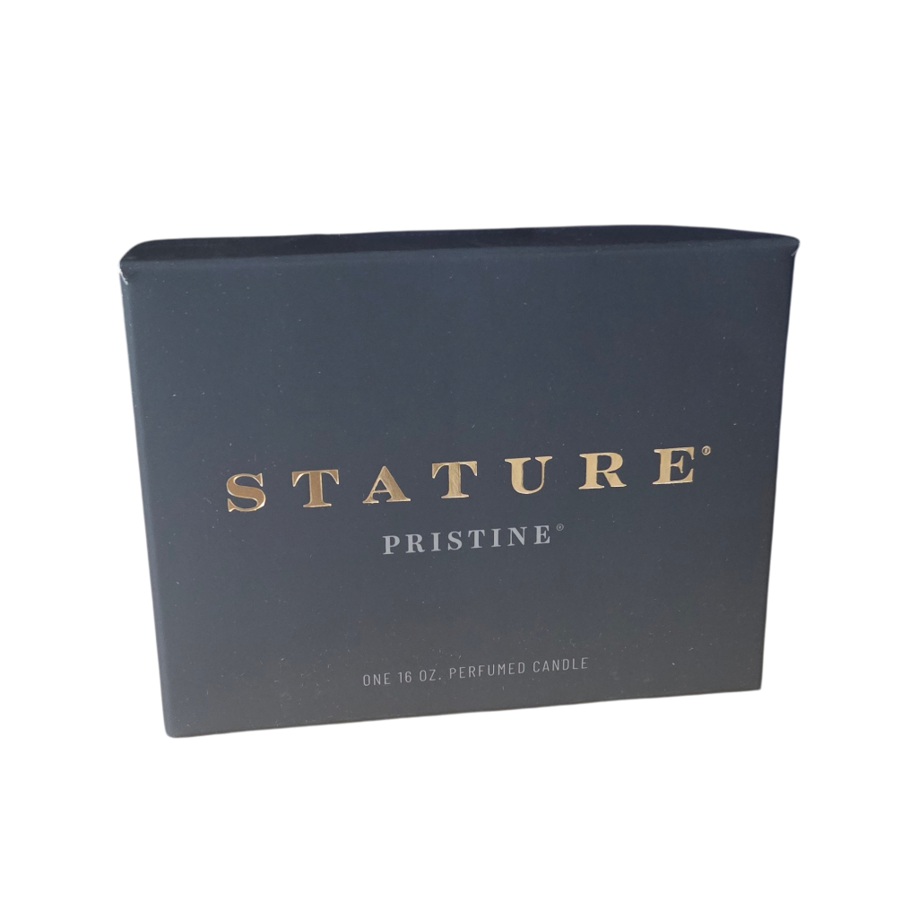 Stature Black Box Candle 16 oz | Pristine