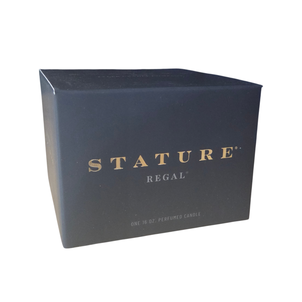Stature Black Box Candle 16 oz | Regal