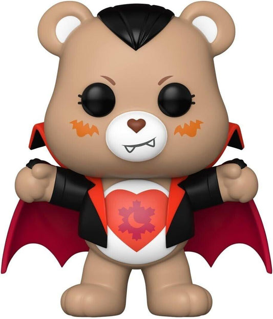 Tenderheart Bear As Dracula #1629 Funko Pop! Care Bears X Universal Monsters NIB - Sammi's Attic