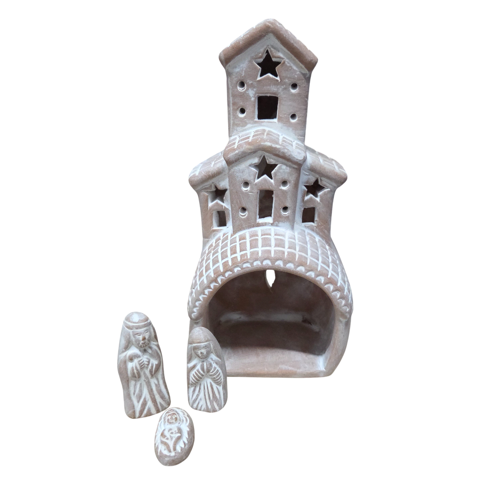 Terracotta Chimney Nativity