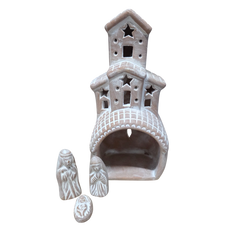 Terracotta Chimney Nativity