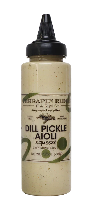 Terrapin Ridge Farms Dill Pickle Aioli Squeeze Garnishing Sauce 7.75 oz