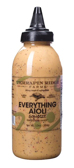 Terrapin Ridge Farms Everything Aioli Squeeze Garnishing Sauce 13 oz