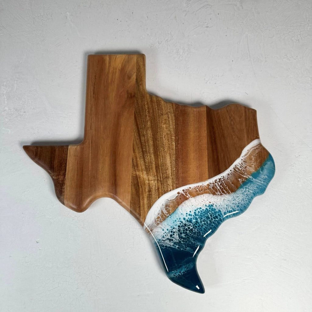 Texax Charcuterie Board | Wood Resin Cheese Board