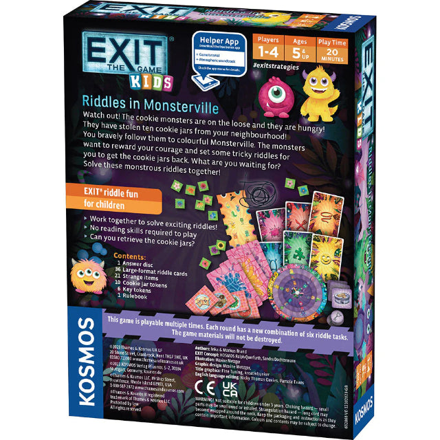 Thames & Kosmos Exit The Game - Kids - Riddles in Monsterville