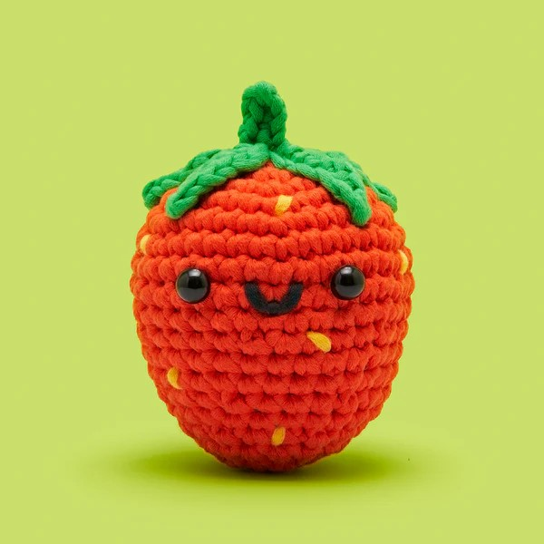 The Woobles Beginner Crochet Kit | Alice the Strawberry