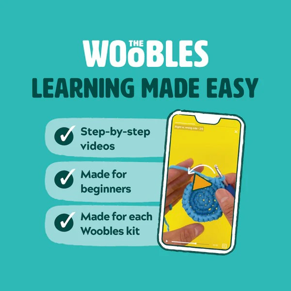 The Woobles Beginner Crochet Kit | Alice the Strawberry