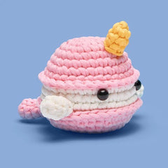 The Woobles Beginner Crochet Kit | Bjorn the Narwhal (Sweetie Edition)