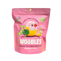 The Woobles Beginner Crochet Kit | Cupid the Lovebird
