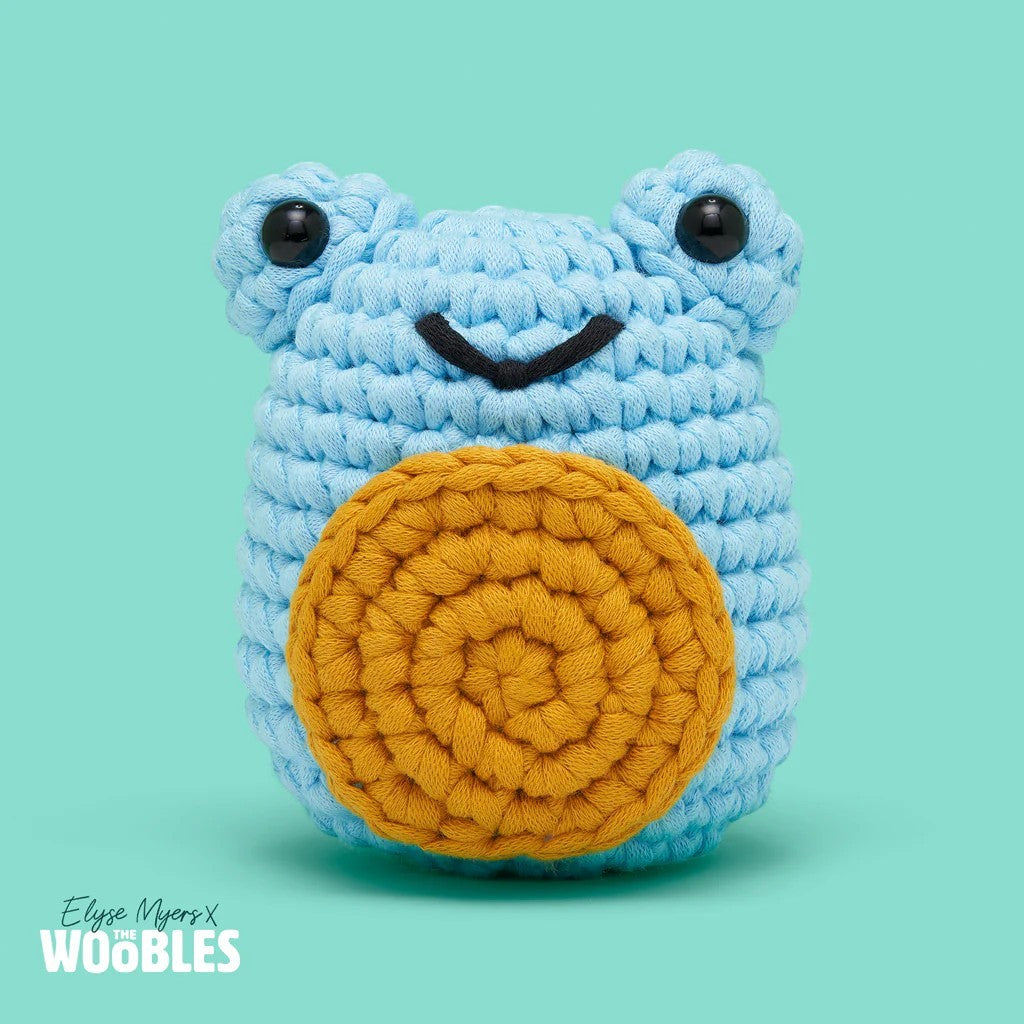 The Woobles Beginner Crochet Kit | Elyse Myers Chilly the Frog Bundle