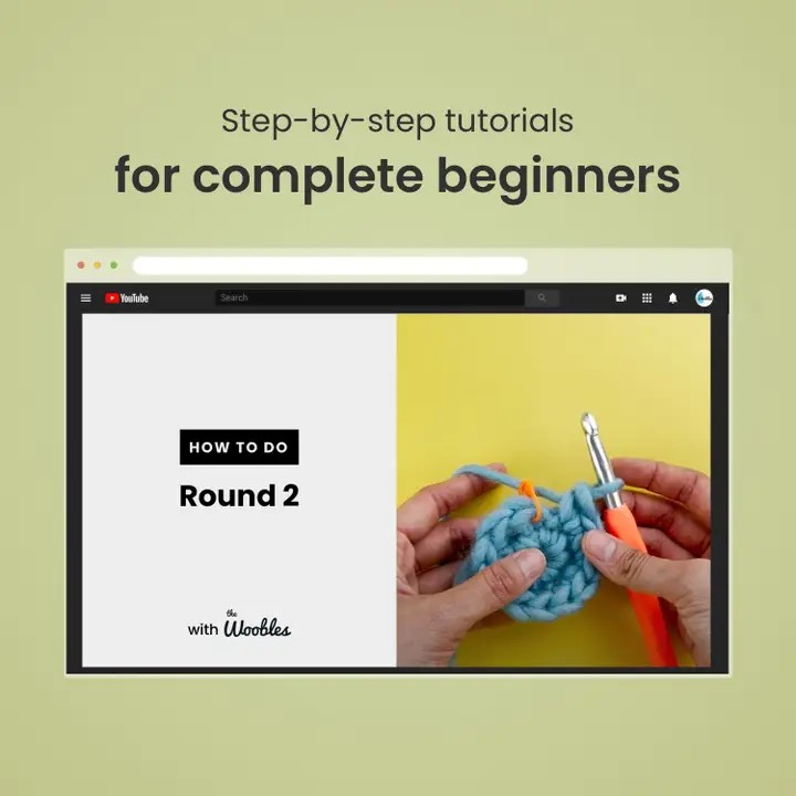 The Woobles Beginner Crochet Kit | Kiki the Chick