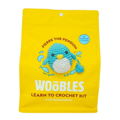 The Woobles Beginner Crochet Kit | Pierre the Penguin
