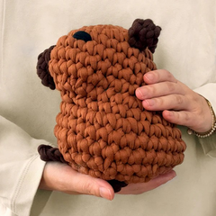 The Woobles Extra Squeezy Beginner Crochet Kit | Hugh the Capybara