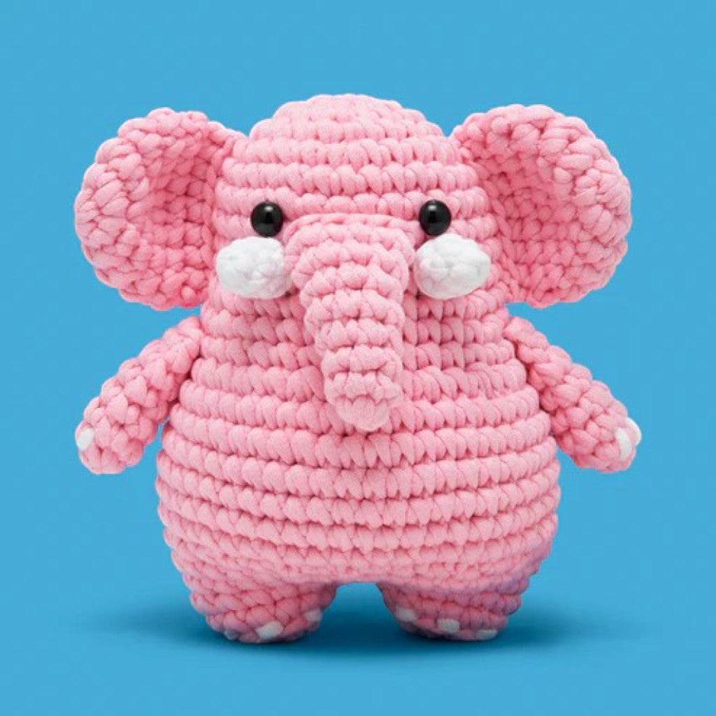 The Woobles Intermediate Crochet Kit | Lulu the Elephant