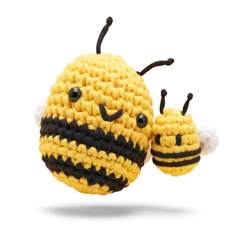The Woobles | Mommy & Me Cornelius the Bee Combo Crochet Kit