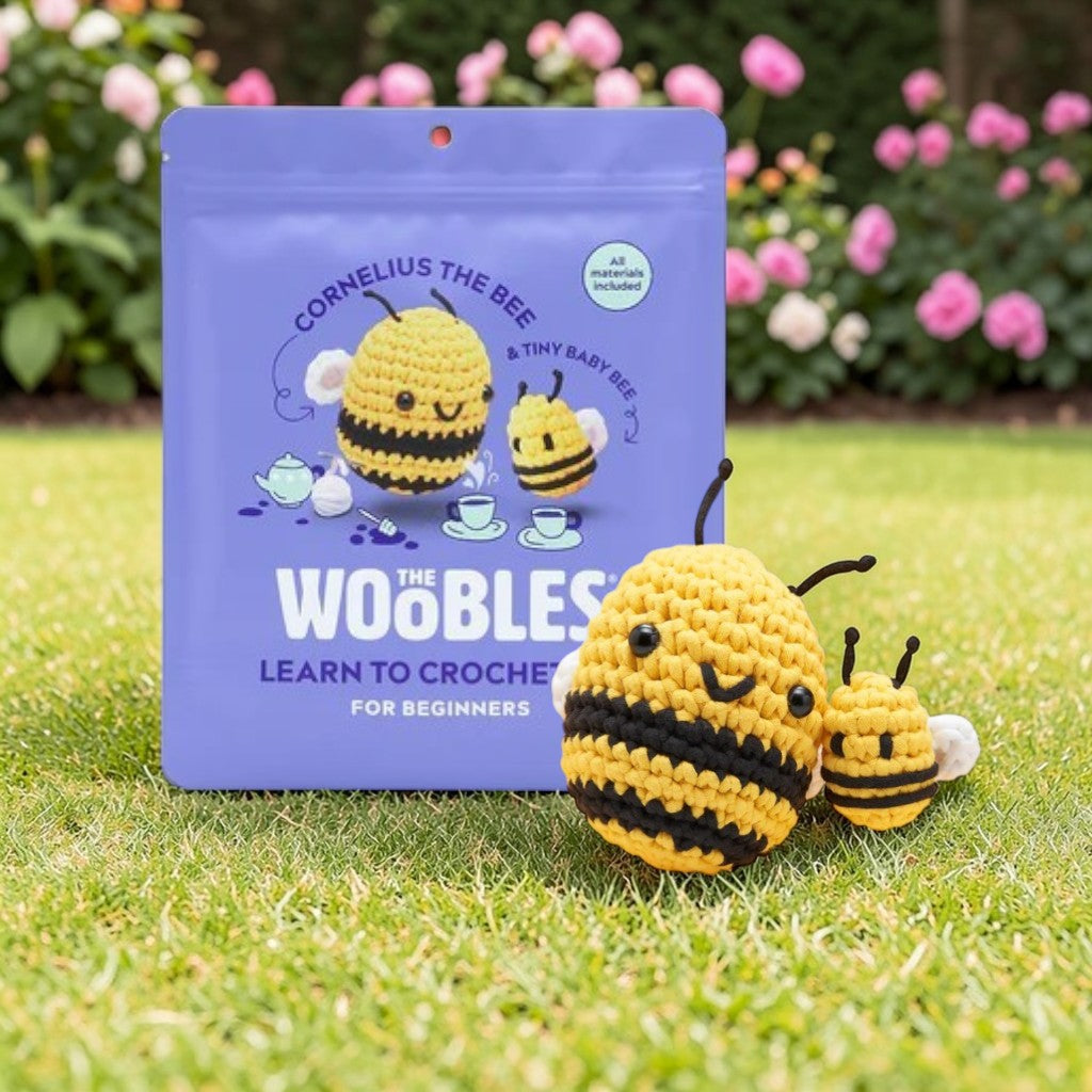 The Woobles | Mommy & Me Cornelius the Bee Combo Crochet Kit